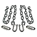 Safety Chains with Wire Latches and 5/16 Inch Quick Links (SCWL2-K)