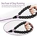 10 FT Strong Dog Leash Extra Heavy Duty Rock Climbing Rope Comfortable Padded Handle Highly Reflective Threads for Small Medium Large Dogs, 1/2 inch Diameter (Purple)