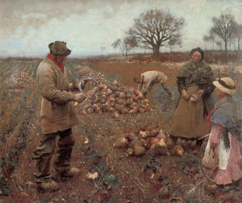 Lienzo decorativo de 60x90cm: pintura artística de Sir George Clausen