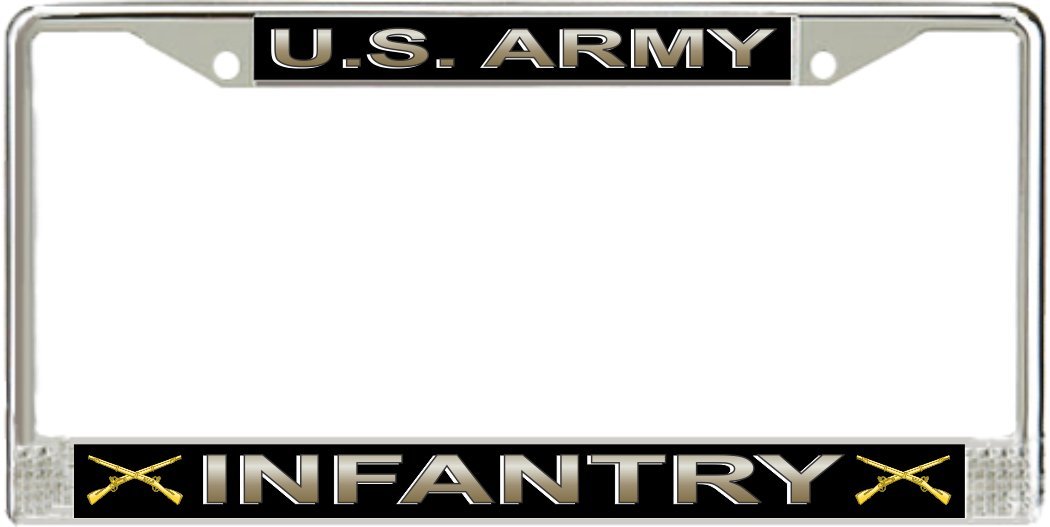 MilitaryBest U.S. Army Infantry License Plate Frame