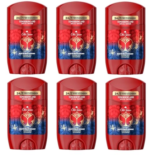 (6pbN) I[hXpCX  ܃fIhg\bhXeBbNjp6x50ml - (Pack of 6) Old Spice Rock with Charcoal Anti-perspirant Deodorant Solid Stick f