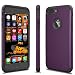 iPhone 7 Plus Case For Girls, Tekcoo [TBaron Series] iPhone 7 Plus (5.5 INCH) Bumper Case Shock Absorbing Hard Hybrid Defender Cute Cover [Scratch Proof] Plastic Shell + TPU Rubber Inner [Purple]