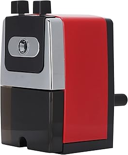 Apontador De Lápis, Apontador De Lápis Manual Durável, Apontador Rápido Para Crianças, Escola, Sala De Aula, Casa, Artista.(vermelho)