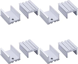 8PCS Aluminum Heat Sink 20 * 15 * 10mm Heatsink Cooler for Mos Cooling Triode VRM GPU Stepper Driver CPU