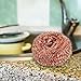 Emiif 3 Pack Copper Wire Cleaning Ball Set Industrial Nozzle Scrubber Kitchen Scourer