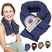 Sunny Bay Scented Extra Long Neck Heat Wrap, Navy Blue, Lavender, 2.8 Pound