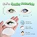 NEWGO Gel Ice Pack for Eyes, Reusable Cooling Eyes Patches with Funny Design, 4 Pairs Soft Cold Compress Therapy Eye Pads for Puffiness, Dark Circles, Migraines, Allergies, Fits All Eye Shapes
