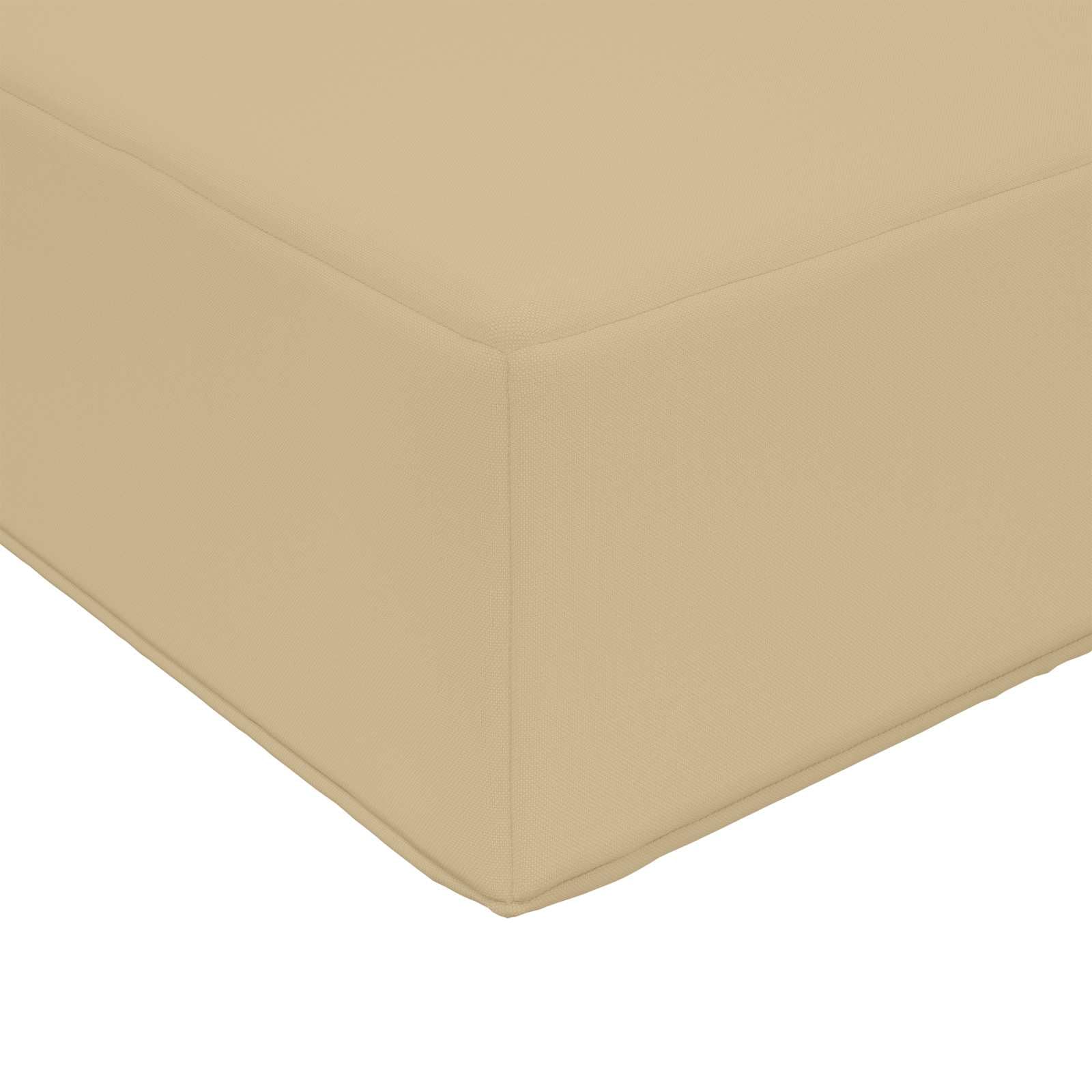 vidaXL Cuscino per Divano da Esterno 2 PCS Beige Poliestere Antifading