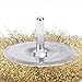 DNA MOTORING TOOLS-00124 4 Inches Brass Coated Bristles Wire Wheel Brush with 0.2-Inch Shank for Rust Paint Removal Surface Polishing