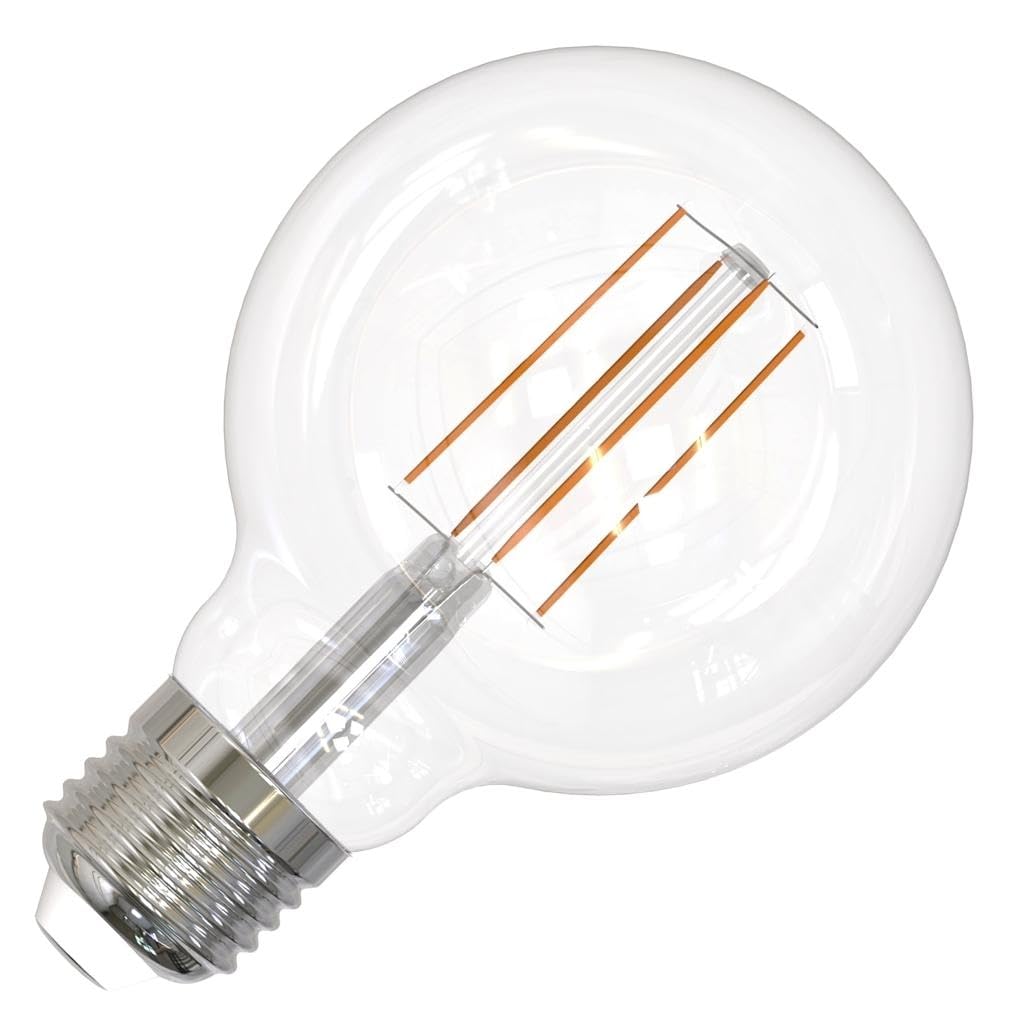 4 Pack Bulbrite 776749 - LED8G25/27K/FIL/4/JA8 G25 Globe LED Light Bulb