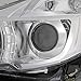AKKON - Fits 2013 2014 Subaru Legacy | Outback Projector Chrome Headlights HeadLamp Driver Left+Passenger Right