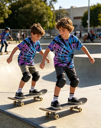 Image of Boys Tie Dye Shirt Size 4-14 Hippies Senior Rainbow Tees T Shirts for Kids | Tees T shirts for Kids