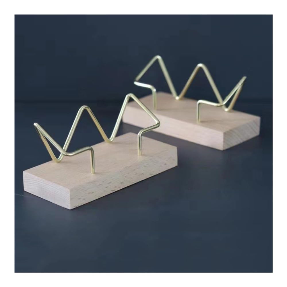 Business Card Holder Organizer Office Desk Display Stand(A3 Beech)