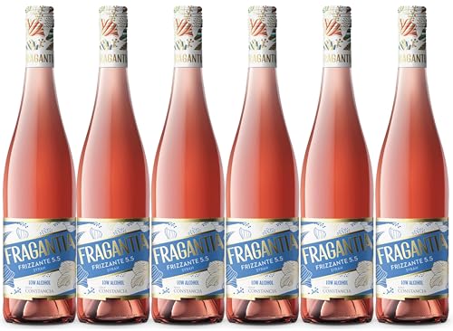 Finca Constancia Fragantia 5.5 - Vino Frizzante Rosado V.T. Castilla - 6 Botellas de 750 ml
