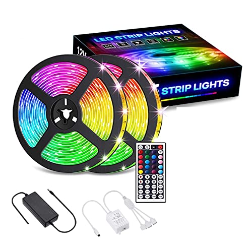 Ilumina rincones oscuros con la tira de luces LED RGB impermeable de 10 metros