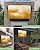 DecorLovee Outdoor TV Cover 80 to 85 Inches Weatherproof & Waterproof, Yellow Outdoor TV Enclosure with Remote Control Pocket, Modern White Oil Painting Art Abstract TV Screen Protectors