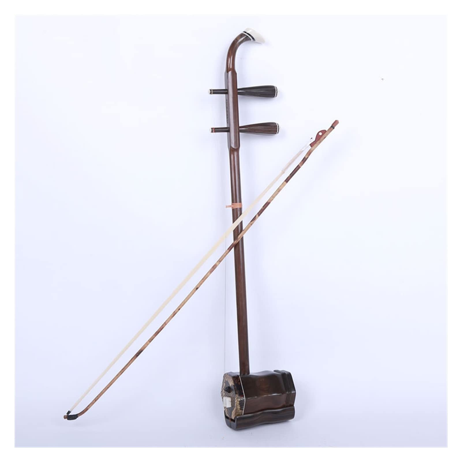 FLFL Gestreiftes Ebenholz Erhu Handgefertigtes Zupfinstrument Anfänger Erhu