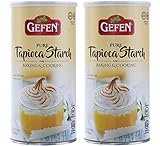 Gefen, Gluten Free Tapioca Flour, Tapioca Starch, 16 Ounce (2 Pack) With Resealable Lid