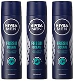 NIVEA MEN Ocean Spray Deodorant For Men, 150Ml (Pack Of 3)