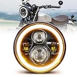 phare moto led 6v 【Large Compatibilité 】7