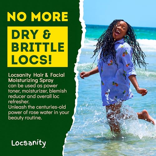 Locsanity Pure Rosewater Spray Facial y para Cabello 8oz miniatura 5