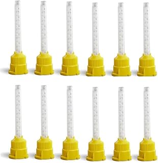 AmeriCan Goods 48/pk Dental HP Mixing Tips Yellow 4.2mm Dental Intra Oral Tips for Mixing Impression