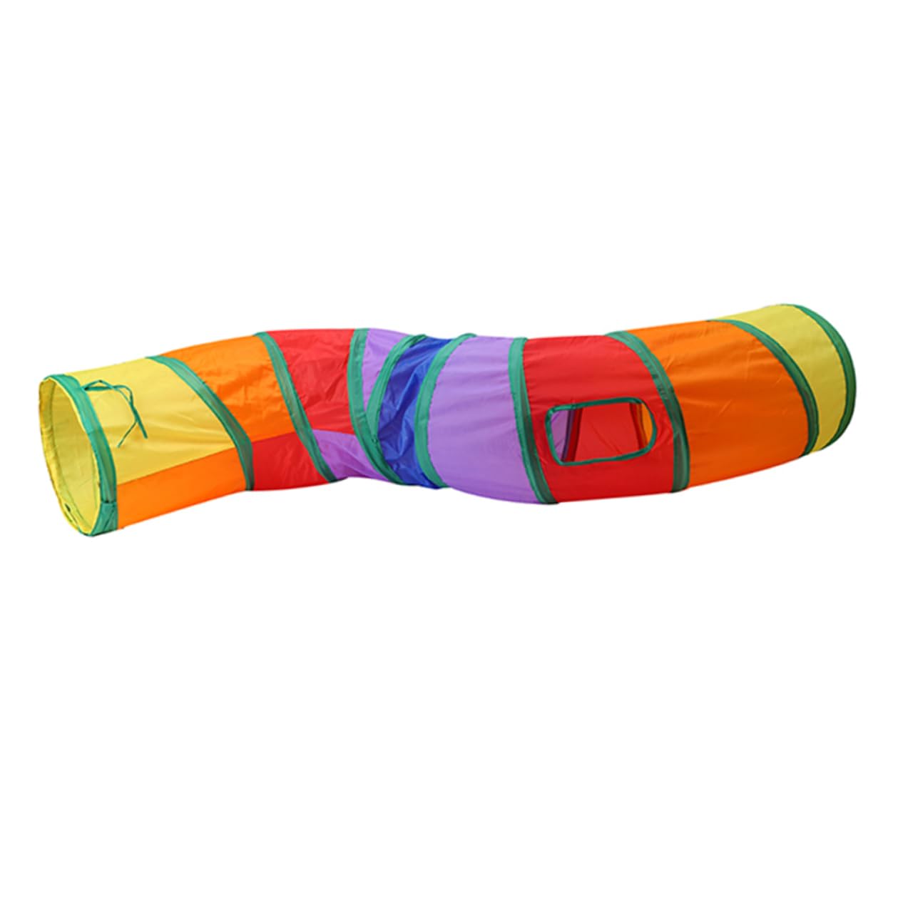 Yardwe 2stücke Rainbow Cat Tunnel Spielzeug Faltbarer Katzentunnel Bunten Farben Für Interaktives Für Katzen Und Kätzchen Leicht Und Platzsparend