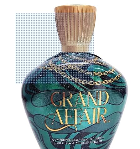 Grand Affair Tanning Lotion 13.5oz – Quadruple Bronzing DHA Bronzer – Professional Indoor/Outdoor Tan Enhancer