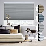 Homebox Cordless 100% Blackout Cellular Shades for Home,Shades for Indoor Windows, Honeycomb Blinds