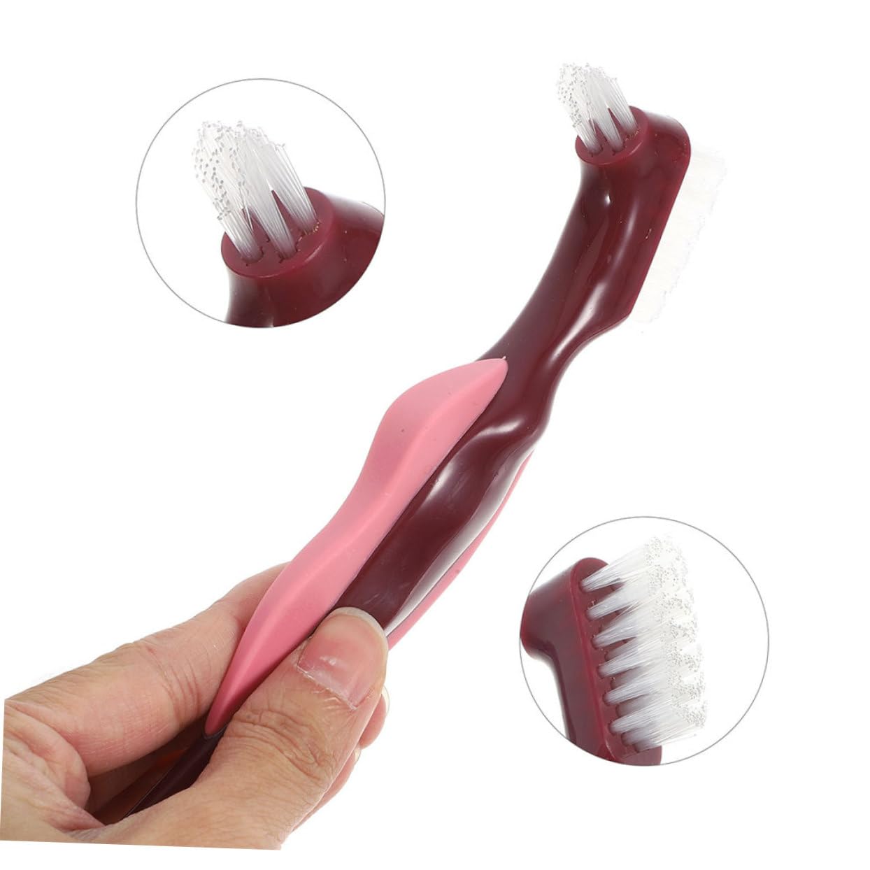 SHERCHPRY 5 Series Cepillo Para Limpiar Dentaduras Postizas Cuidado Espacio Limpiador Cepillo Para Limpieza De Dentaduras Postizas Herramientas Para Dentaduras Postizas Páginas 2 Piezas X 5