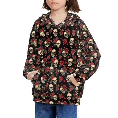 JooMeryer Kids Halloween Hoodie Boy Girl Cute Pumpkin Printed Long Sleeve Hooded Sweatshirts3