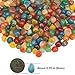 Virekm Landscaping Pebbles River Rocks Decorative Ornamental Pebbles Garden Landscaping Stones, DIY Smoothed Rocks for Potted Plant Resin Art Vase Fillers Aquarium Gravel Rocks (2 Pounds, Colorful)