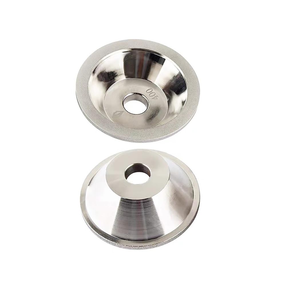 Diamentowa Tarcza Szlifierska 4 Cale 100 Mm Do Stali Wolframowej Stal Stopowa Materiały Magnetyczne Zewnętrzna Okrągła Tarcza Szlifierska (1 Szt.)(Grit 600)