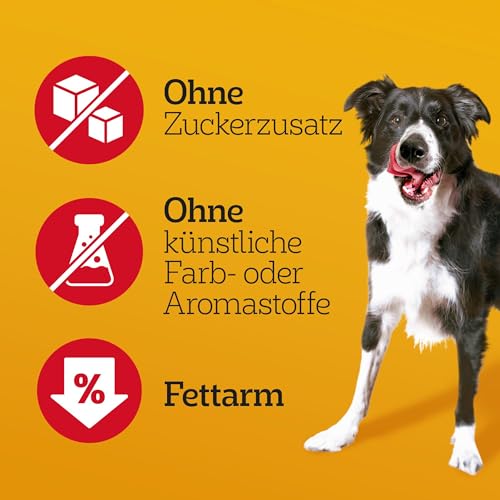 Pedigree Ranchos Sausages 7x60g Leckerlis mit 100% natürlichem Schwein