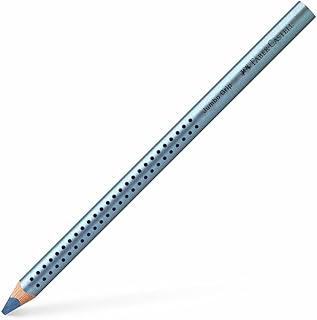 Faber-Castell Lápices de colores Jumbo Grip Azul Metálico 12 unidades