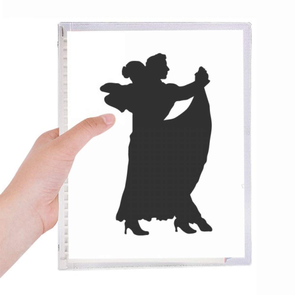 Dancer Duet Art Performance Duet Dance Notebook Loose Leaf Diary Refillable Journal Stationery