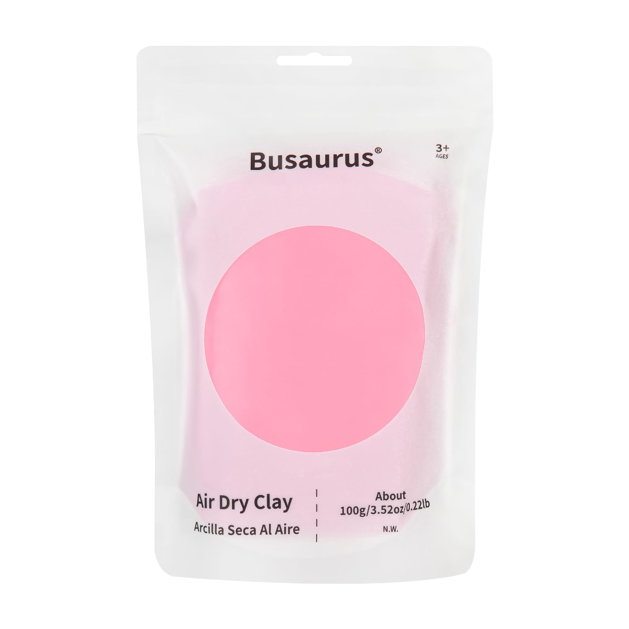 100g Pink Air Dry Foam Clay, DIY Magic Model Clay for Kids, Colorful Soft Clays for School Supply, Slime, Art Projects, Cosplay - Non-Sticky - Gifts for Boys & Girls and Adult โ image 1
