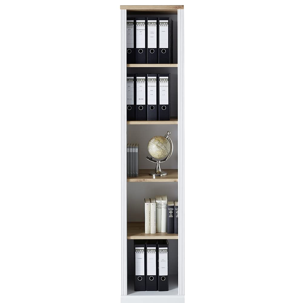 Lomadox Büro Aktenschrank Kombination Pinie hell Artisan Eiche
