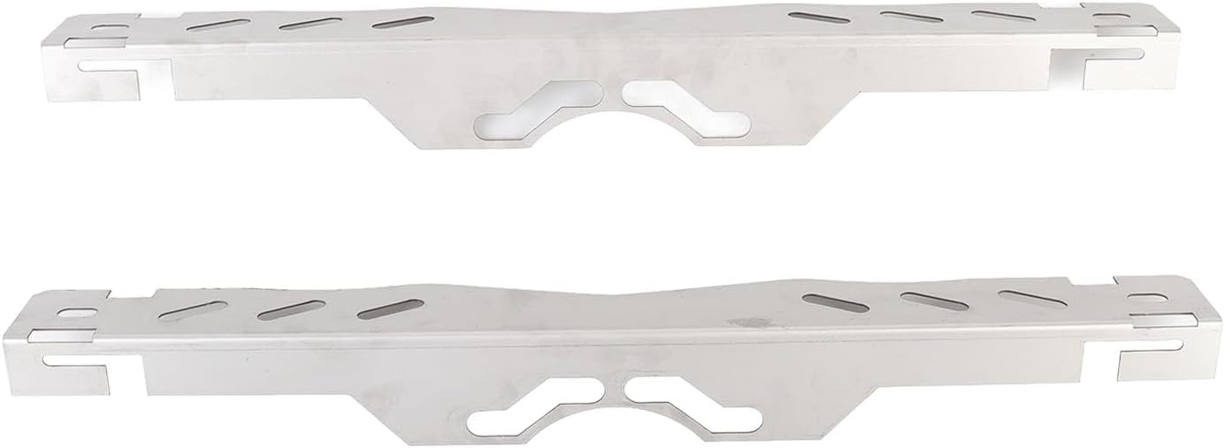 Toe Alignment Tool Plates Stainless Steel, Heavy Duty, Silver with 2 Tape Measures for SUV Sedan - Accurate Measurement, Anti Drop Groove Design, Easy Use for Wheel Adjustment