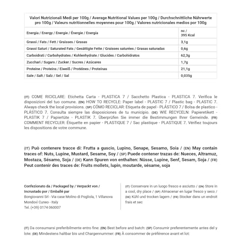 Bongiovanni Bontà Naturali Couscous 4 Hülsenfrüchte 500g BIO Glutenfrei