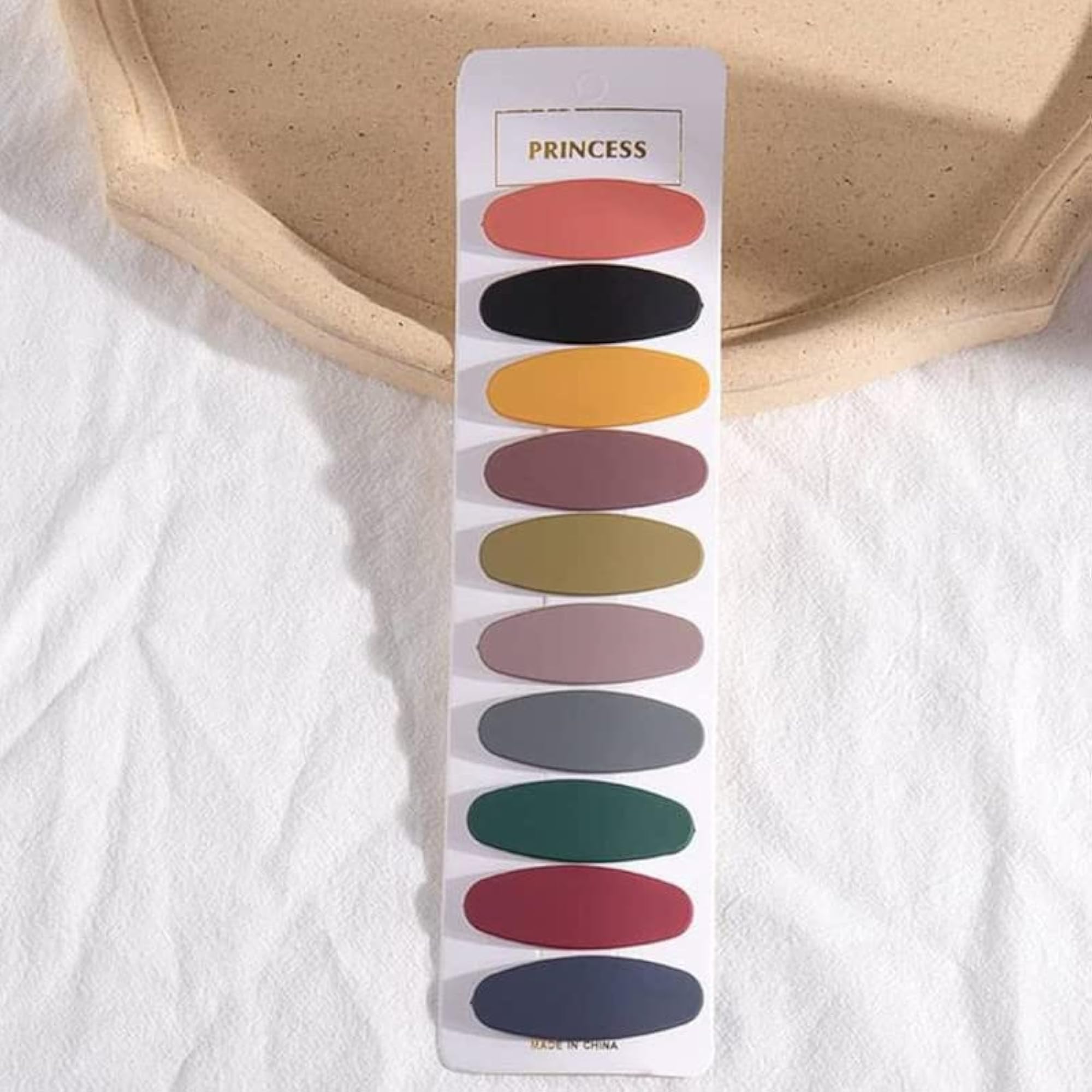 40 Pcs Simple Matte Finish Hair Clips Set