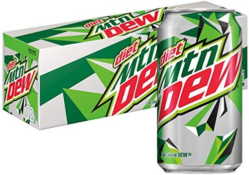 Diet Mountain Dew Soda, 12oz Cans (12 Pack)