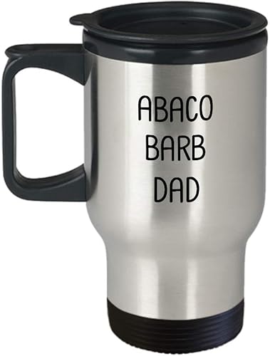 Abaco Barb Dad - Taza de viaje con aislamiento, diseño divertido, ideal como regalo para los amantes del caballo