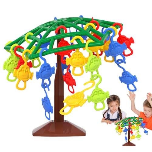 Gioco di equilibrio sull'albero con scimmia che si arrampica | Gioco di equilibrio sull'albero con scimmia, giocattolo educativo da tavolo interattivo per genitori e figli, decorazione per la casa per
