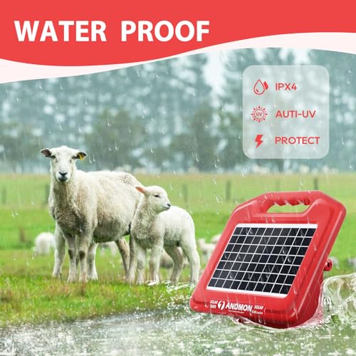 Andmon AMS600PGR01 S600 Solar Electric Fence Charger - 35 Mile Range, 0.65 Joules Powerful Solar Fence Charger, Ideal For Livestock And Garden Protection thumb #3