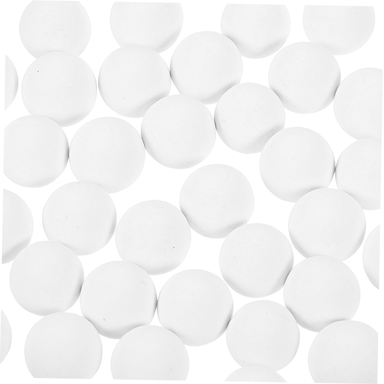 Cabilock 2 Stück Gebackene gebackene Bohnen Backperlen Essentials Bohnen backen Backzubehör Zubehör backen Keramik Weiß