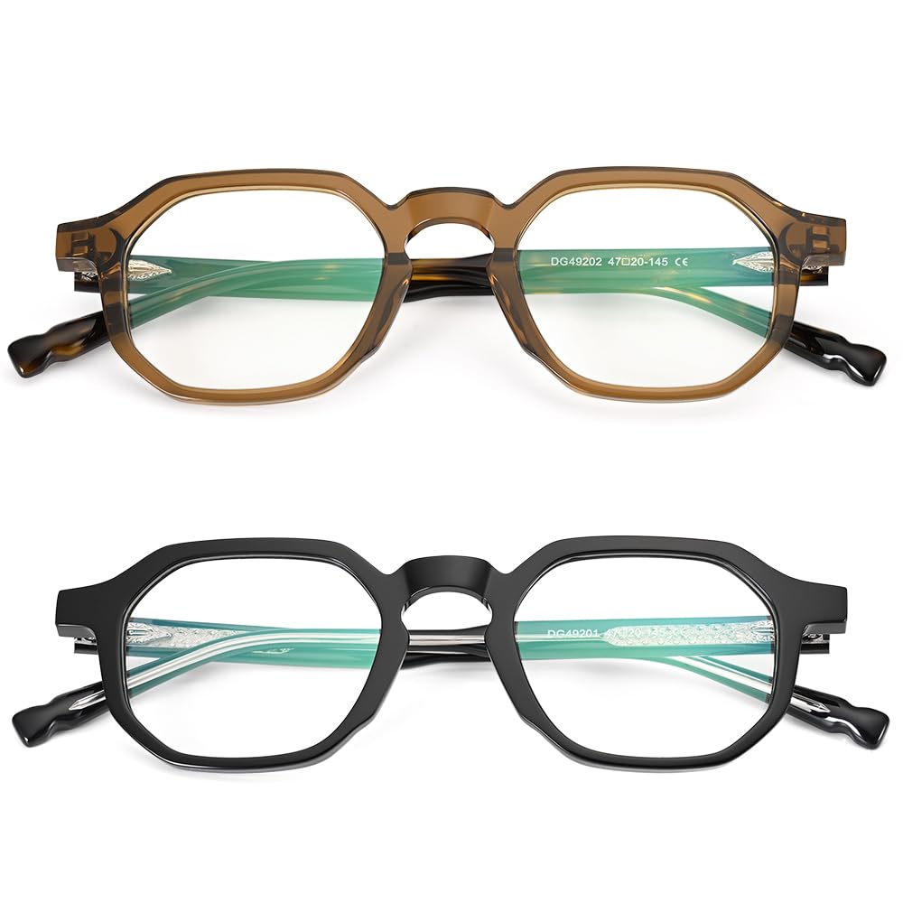 Dollger Blaulichtfilterbrille, Unisex-Design TAC-Blaulichtschutzbrille Leichte Computerbrille Lindert digitale Augenbelastung Geeignet für Büros, Homeoffice und Gamer