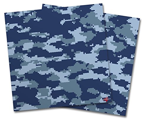 WraptorSkinz Vinyl Craft Cutter Designer 12x12 Sheets WraptorCamo Digital Camo Navy - 2 Pack