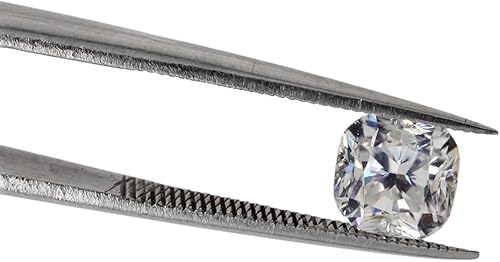 Miniatura 3 de SAVEARTH DIAMONDS Diamante suelto de moissanita creado en laboratorio de 0.256 in de talla cojín para aretes colgantes, aretes, joyería (claridad