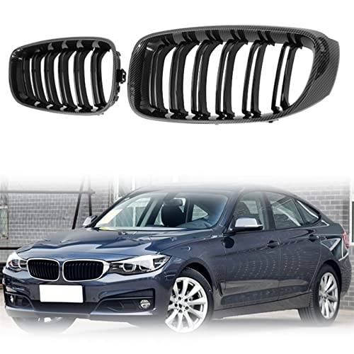 Grilles de pare-chocs BMW Série 3 GT F34 2013-2020 calandre carbone